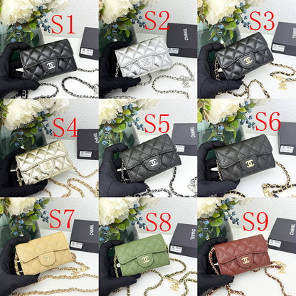 LCP04 Wallet Bag 13.1-7.5-2.1CM Leather bags with box