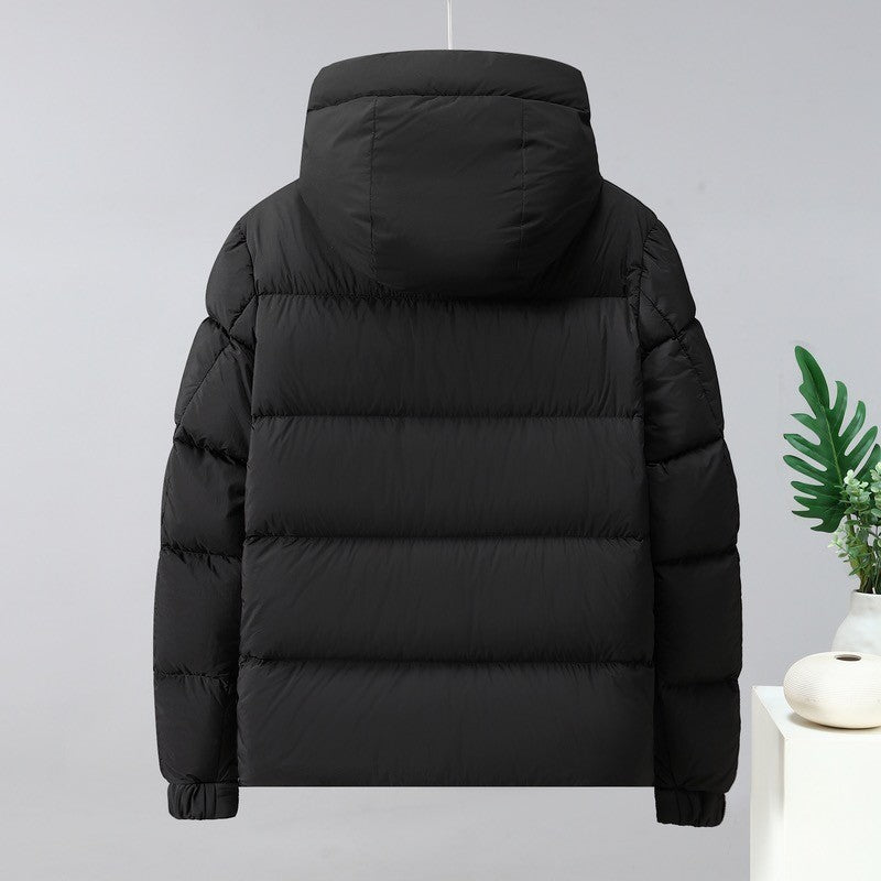 MOC72  New fall and winter hooded stand-up collar down jacket