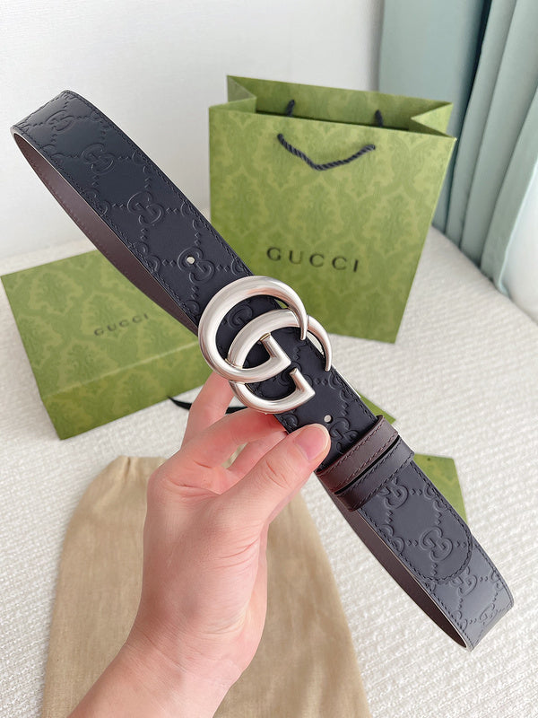 GBL1 Real leather 3.7CM 95-125CM Belt with all packing