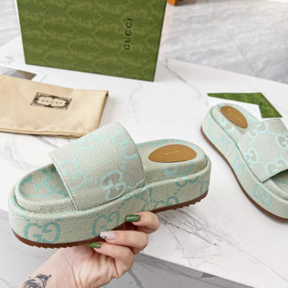 HFGS6 Slippers 6CM Women shoes 35-41 With box