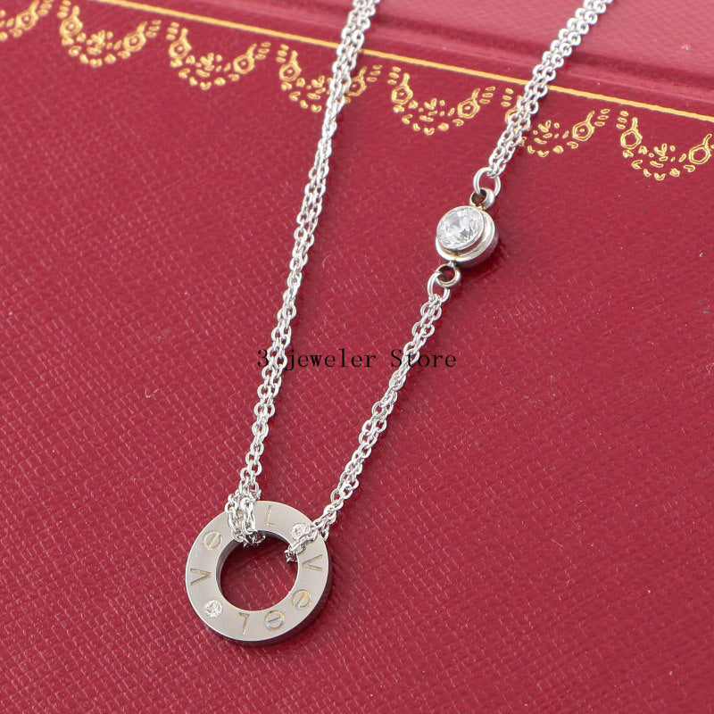 CAN24 Necklace 316L steel plating gold Jewelry