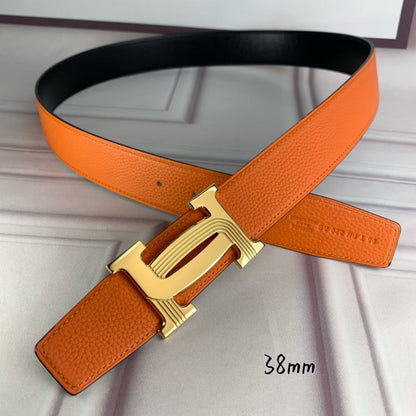 HBL5 Real leather 3.8CM 95-125CM Belt with all packing