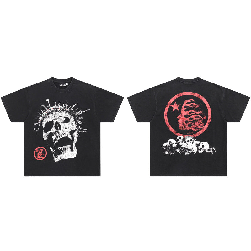 HEC6  Men's and women's summer short-sleeved T-shirt clothes