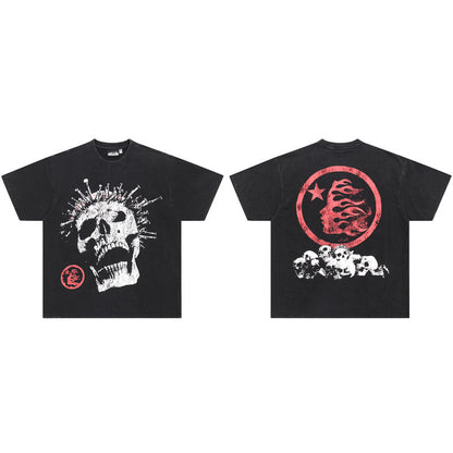 HEC6  Men's and women's summer short-sleeved T-shirt clothes