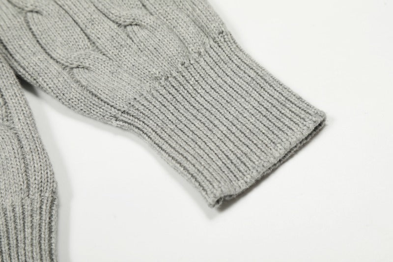 LFC5 New men's and women's spring and autumn collared sweaters, sweater base clothes