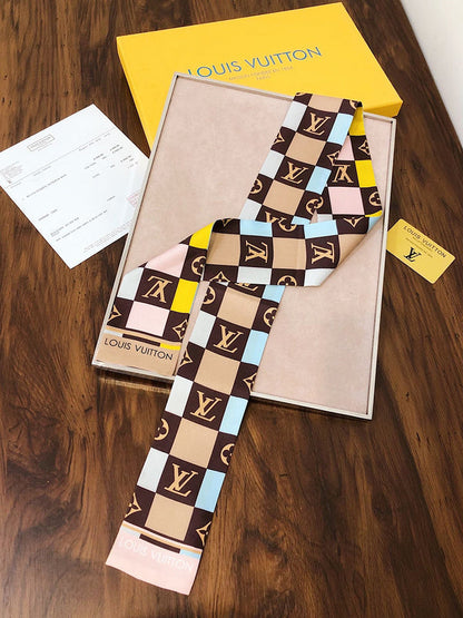 XLC7 Silk satin 8-120CM scarf