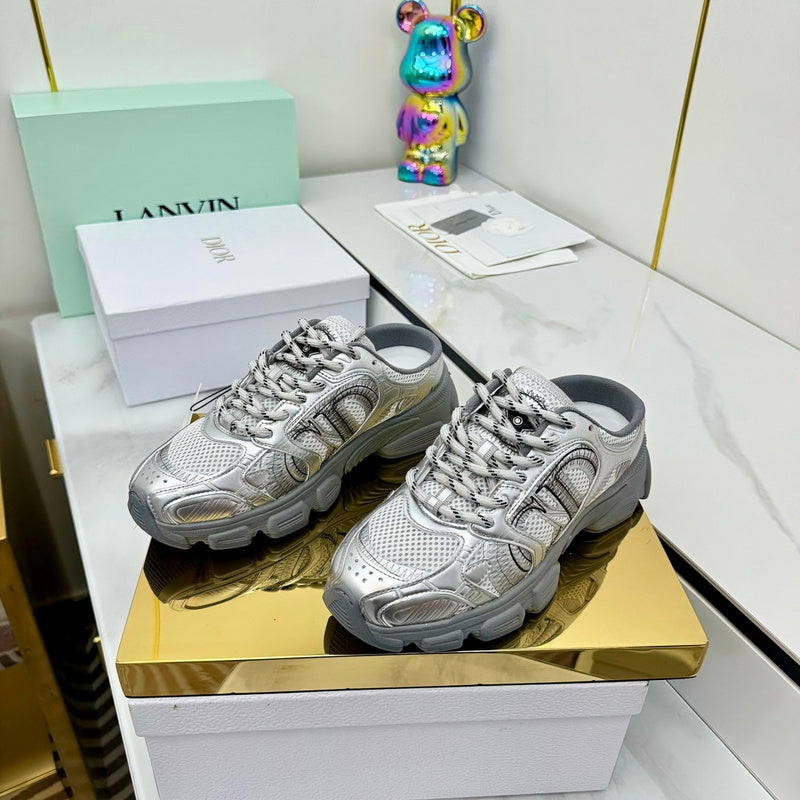 BDS8 Leather Slippers Women 35-41 Shoes with box