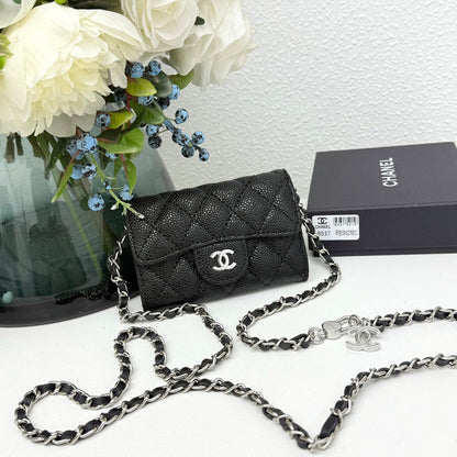 LCP04 Wallet Bag 13.1-7.5-2.1CM Leather bags with box