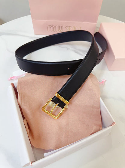 MBL4 Real leather 3.5CM 95-110CM Belt with all packing