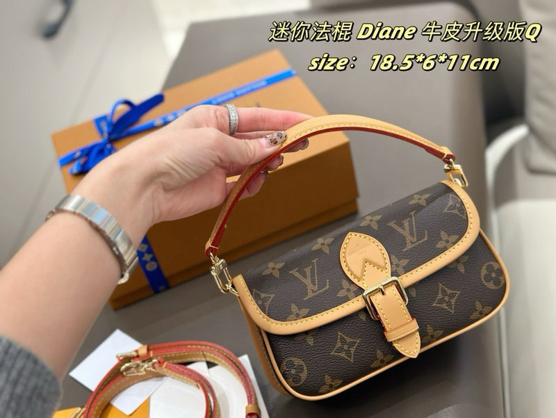 MLP06  Women's new fashion 18.5*6*11cm mini baguette bag
