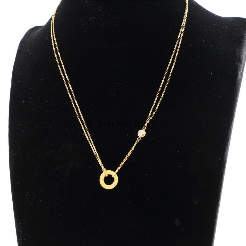 CAN24 Necklace 316L steel plating gold Jewelry