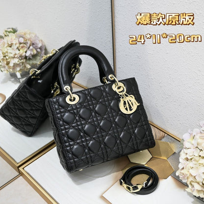 GDP013 women shoulder bag 24x11x20CM high quality Leather bags