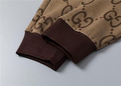 GUC0100  New men's spring and autumn thin style outerwear+long pants pure cotton casual suit clothing