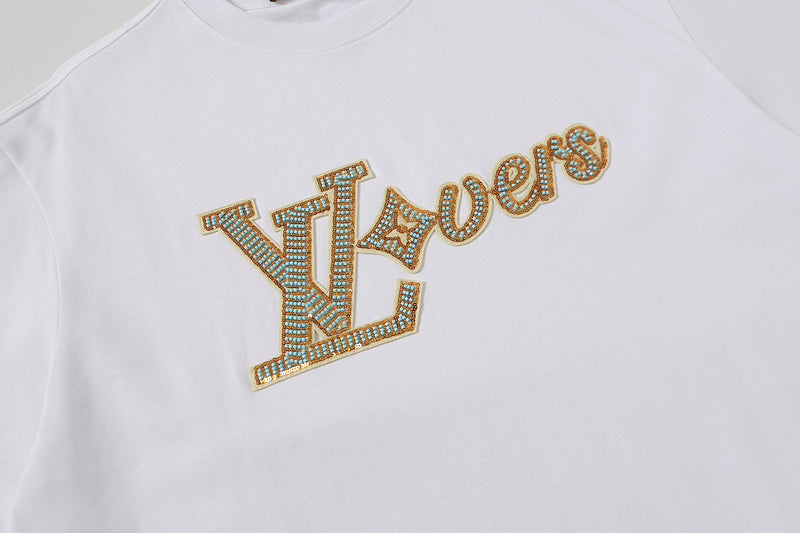 LVC012  Men's and women's summer short-sleeved T-shirt clothes