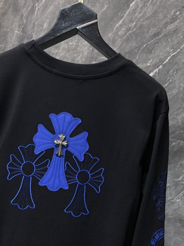 KLC20 New men's and women's pure cotton long sleeved casual clothes