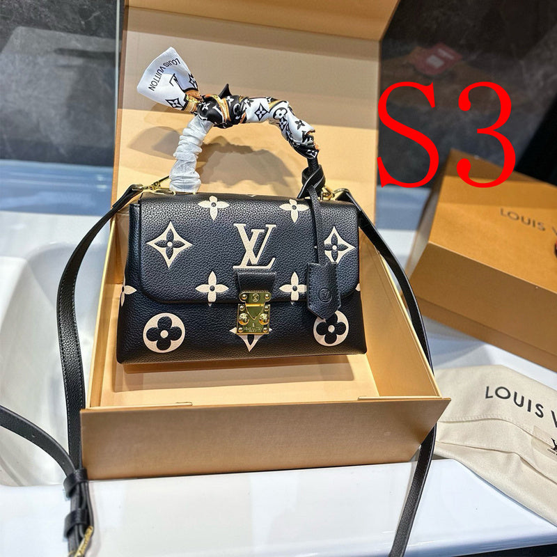 ALP14 Leather Bag 24-16-9CM Handbag With box