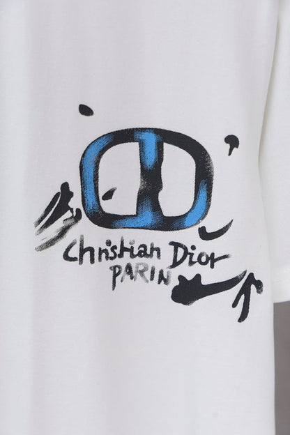 DIC122  Men's and women's summer short-sleeved T-shirt clothes