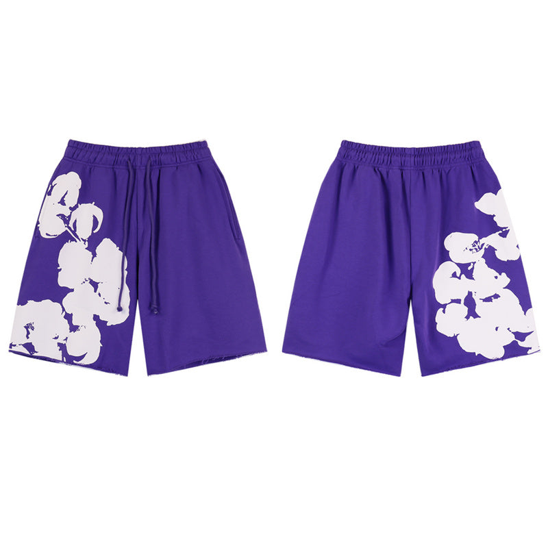 MMC7 New Cotton Flower Summer Short sleeved Top+Short sleeved Clothes