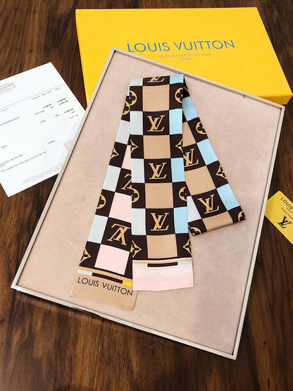 XLC7 Silk satin 8-120CM scarf