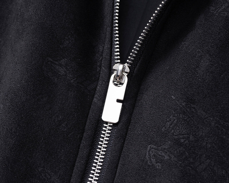 BUC07  New Spring and Autumn thin imitation deer skin velvet jacket long sleeved cardigan clothes