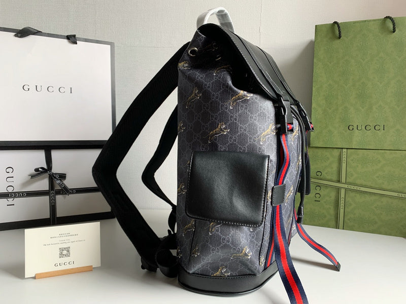 LGP22 Men  Bag 34-42-16CM Leather knapsack bags