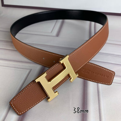 HBL3 Real leather 3.8CM 95-125CM Belt with all packing