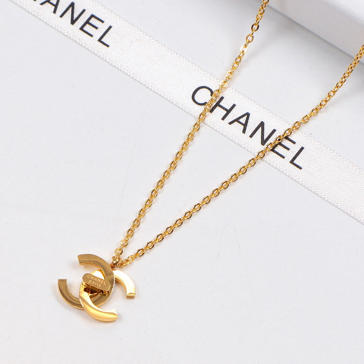 CHN47 Necklace 316L steel plating gold Jewelry