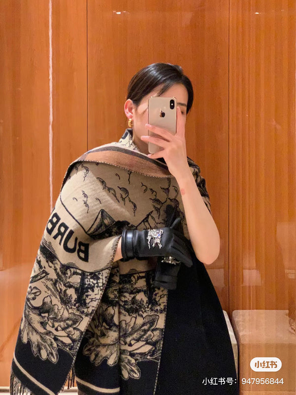 XBC7 Wool Cashmere Scaft Can choose Box