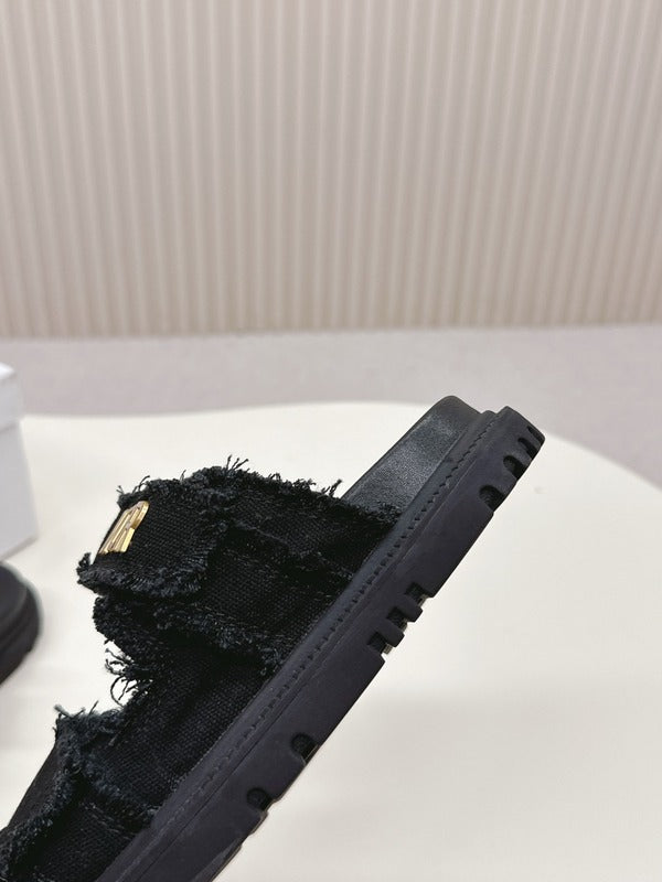 ODS3 Leather Women Slipper Size 35-42 Shoes with box