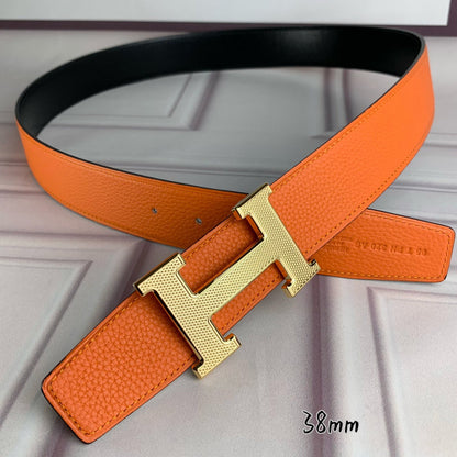 HBL3 Real leather 3.8CM 95-125CM Belt with all packing