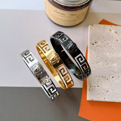 VES344  Bracelet 316L steel plating gold Jewelry