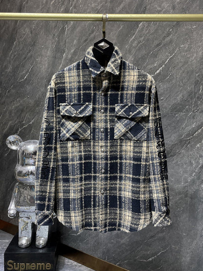 KLC6 Men's and women's shirts made of woolen fabric clothes