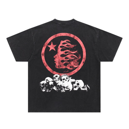 HEC6  Men's and women's summer short-sleeved T-shirt clothes