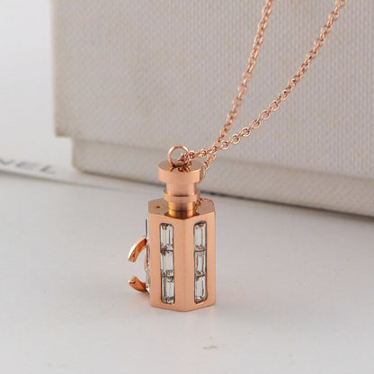 CHN19 Necklace 316L steel plating gold Jewelry