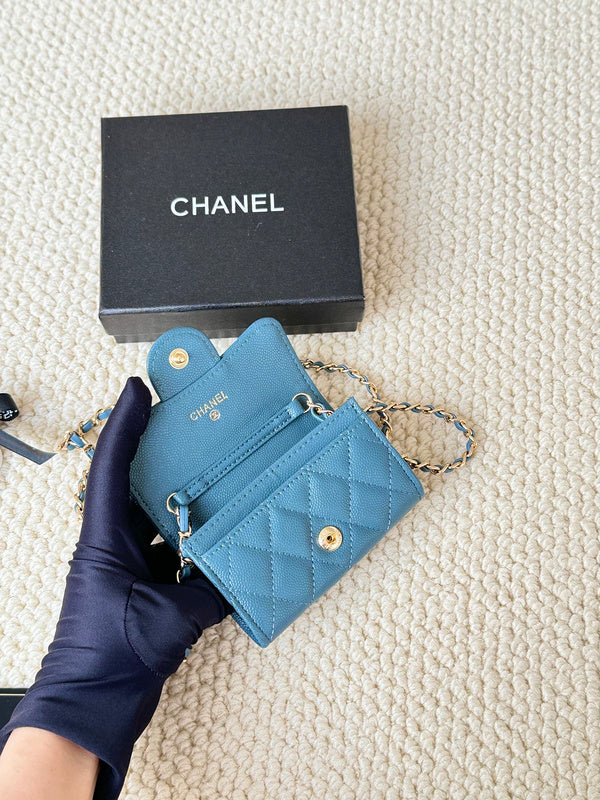 LCP02 Wallet Bag 13.1-7.5-2.1CM Leather bags with box