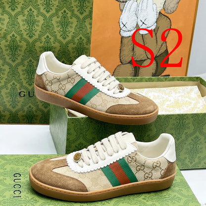 OGS41 Leather Women 35-42 And Men 40-46 Shoes With box