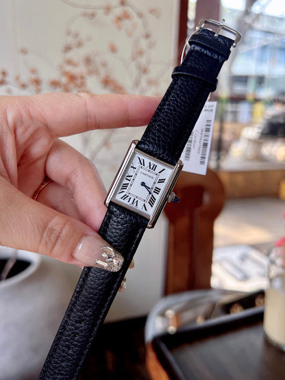 CW5  Couple's lychee print belt watch  25.5mm x 33.7mm/29.5mm*22mmCITIZEN movement