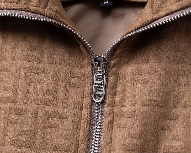 FDC15 New Spring and Autumn thin imitation deer skin velvet jacket long sleeved cardigan clothes