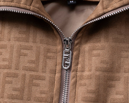 FDC15 New Spring and Autumn thin imitation deer skin velvet jacket long sleeved cardigan clothes