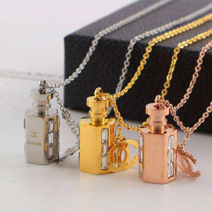 CHN19 Necklace 316L steel plating gold Jewelry