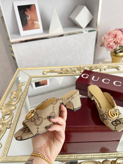 GGS7 Slippers Women 3.5CM shoes 35-41 With box