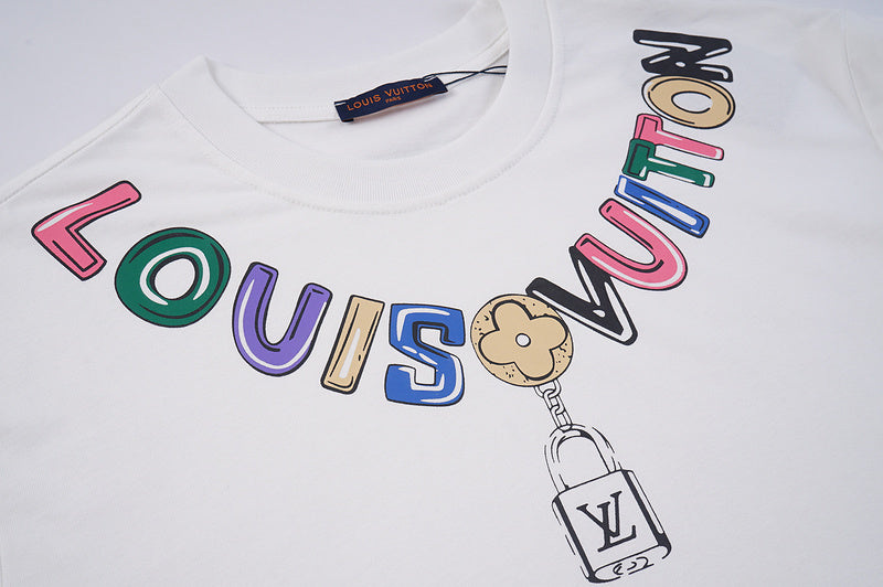 LVC002  Men's and women's summer short-sleeved T-shirt clothes