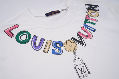 LVC002  Men's and women's summer short-sleeved T-shirt clothes