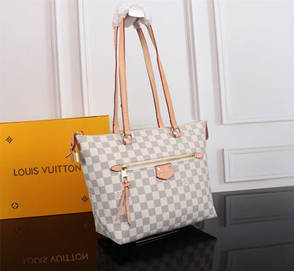 LLP113 Fashion  women high quality leather bag handbag big size shopping bag35-23-13CM