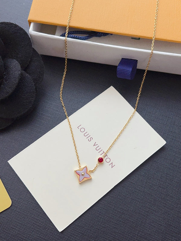 L192  Titanium steel bracelet necklace earrings set jewelry