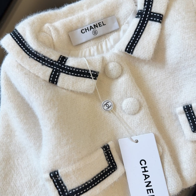 TCHC17  New style girls' spring and autumn thin woolen skirt+outerwear Clothing