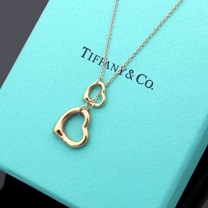 TN026   Women's heart-shaped stainless steel necklace jewelry