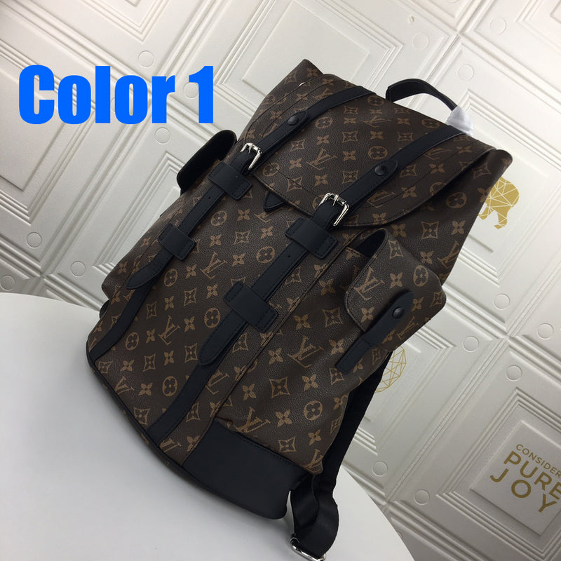 LLP211 High quality 41x47x13cm backpack leather bag