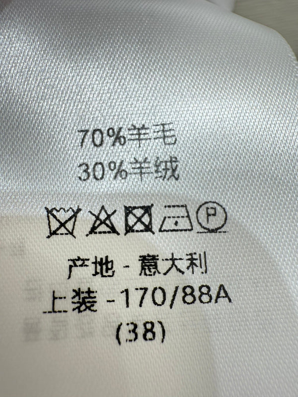 DIC118  Round neck color contrast letter knitted short sleeve clothes