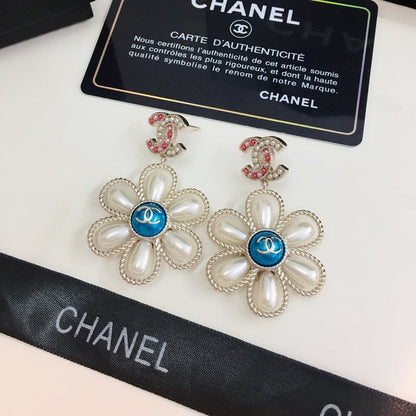 CHE141 Women's Fashion Flower Stud Earrings  Jewelry